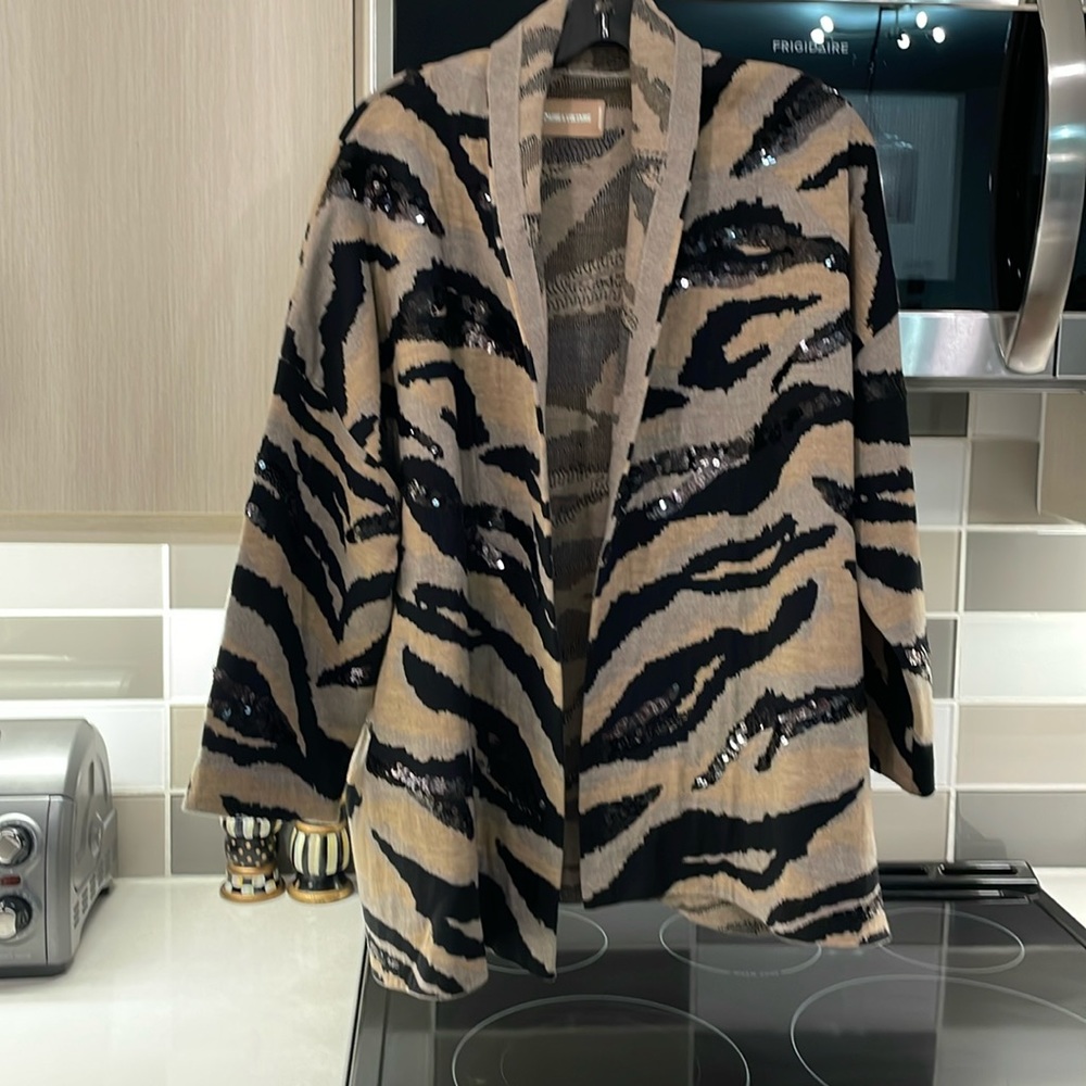 Zadig and Voltaire knit and sequin jackets